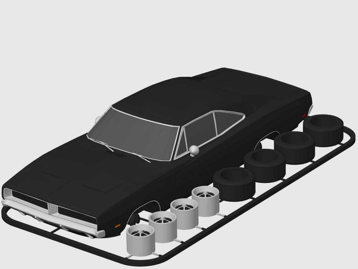 Dodge Charger R/T Kit Card