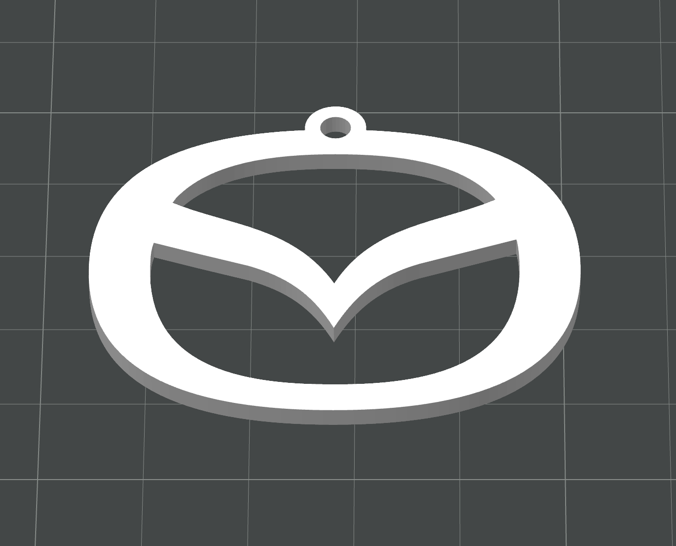 Mazda Logo Keychain