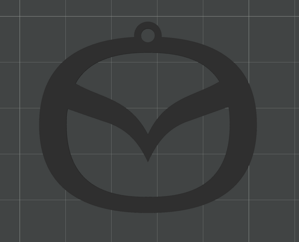 Mazda Logo Keychain