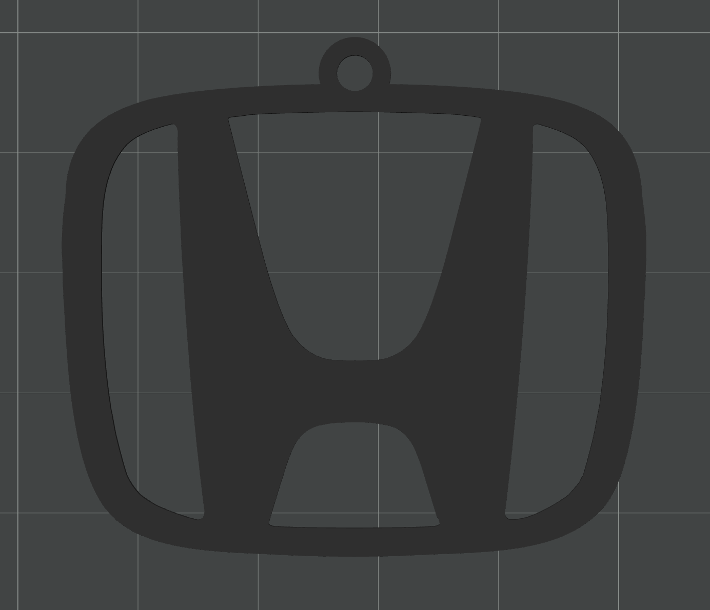 Honda Logo Keychain