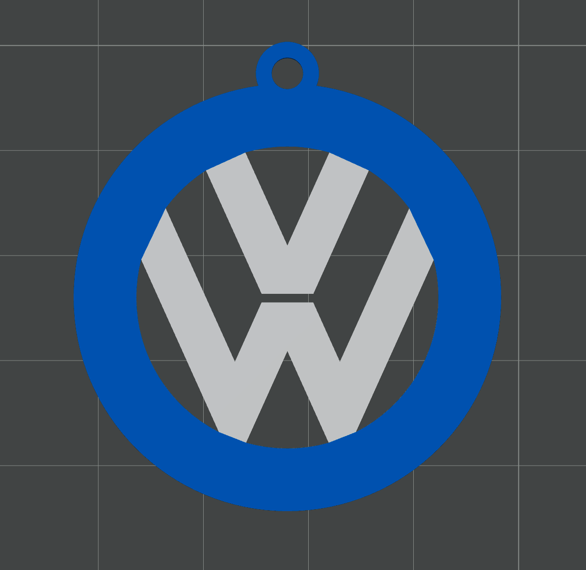 Volkswagen Logo Keychain