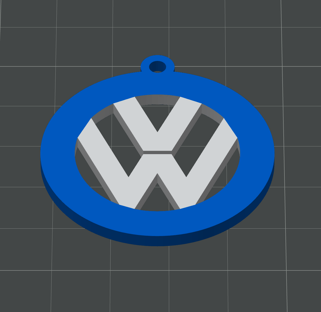 Volkswagen Logo Keychain