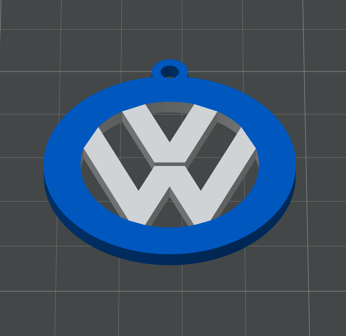Volkswagen Logo Keychain
