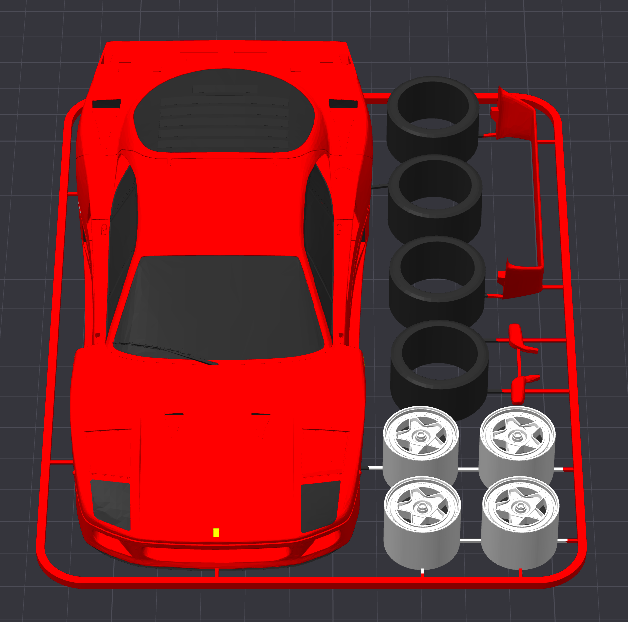 Ferrari F40 Kit Card