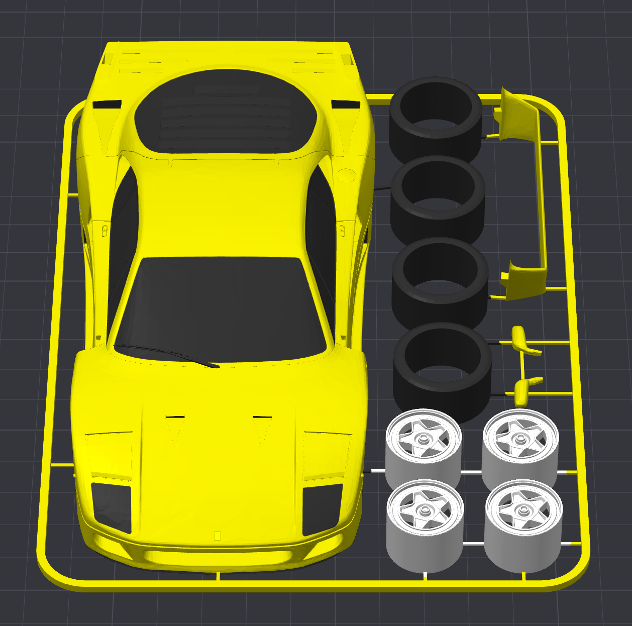 Ferrari F40 Kit Card