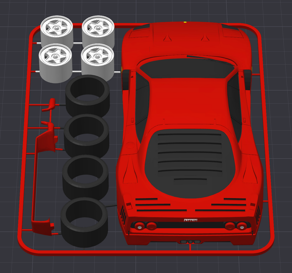 Ferrari F40 Kit Card