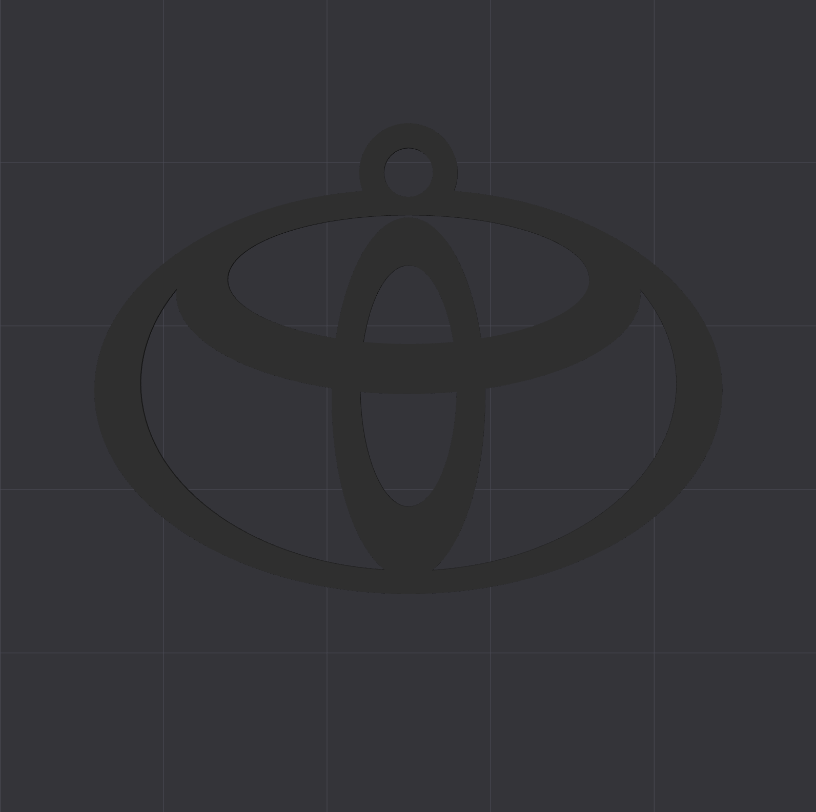 Toyota Logo Keychain