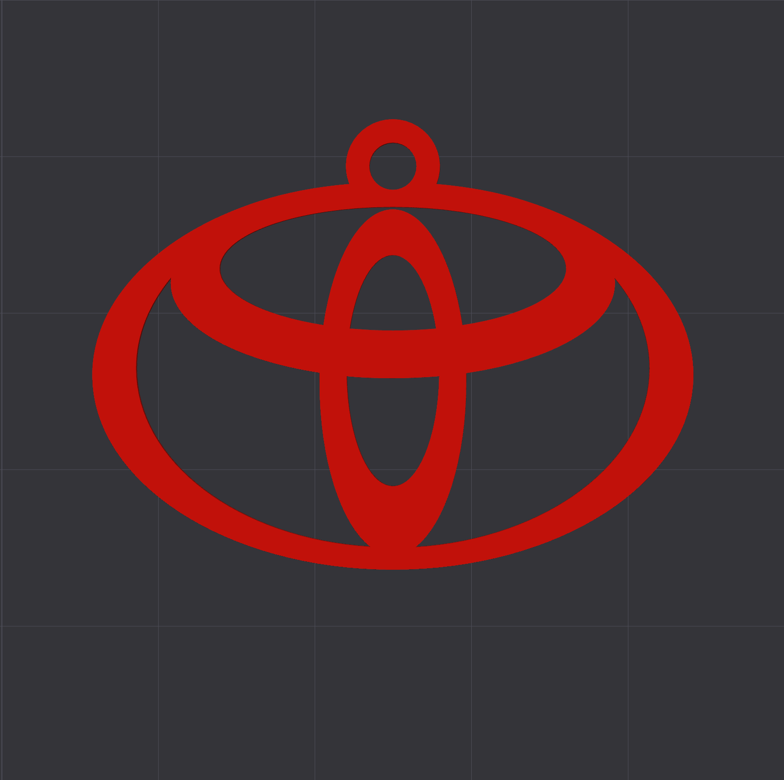 Toyota Logo Keychain