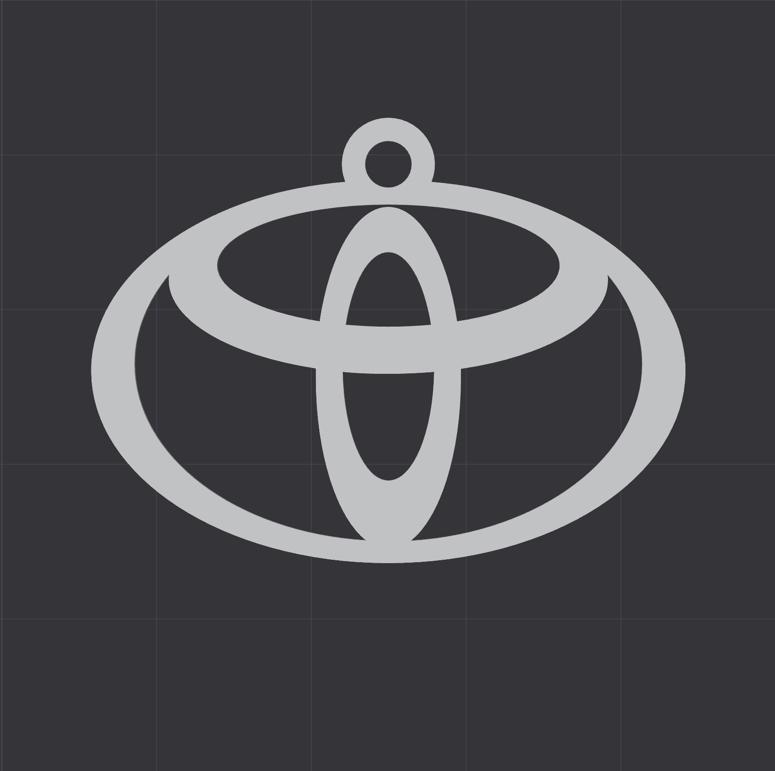 Toyota Logo Keychain