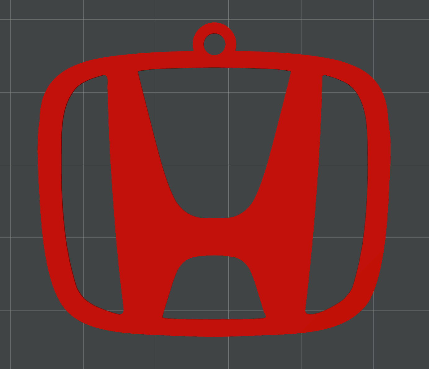 Honda Logo Keychain