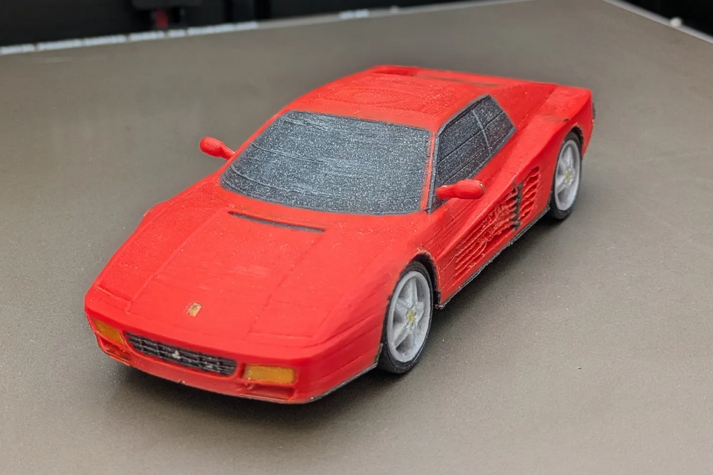 Ferrari Testarossa Kit Card