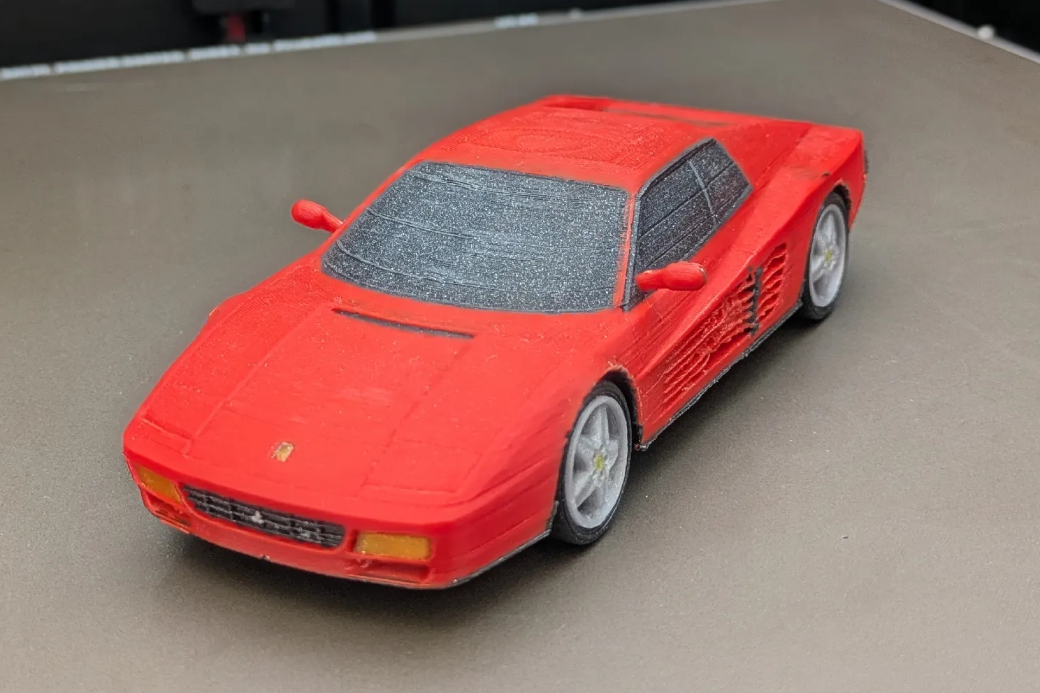 Ferrari Testarossa Kit Card